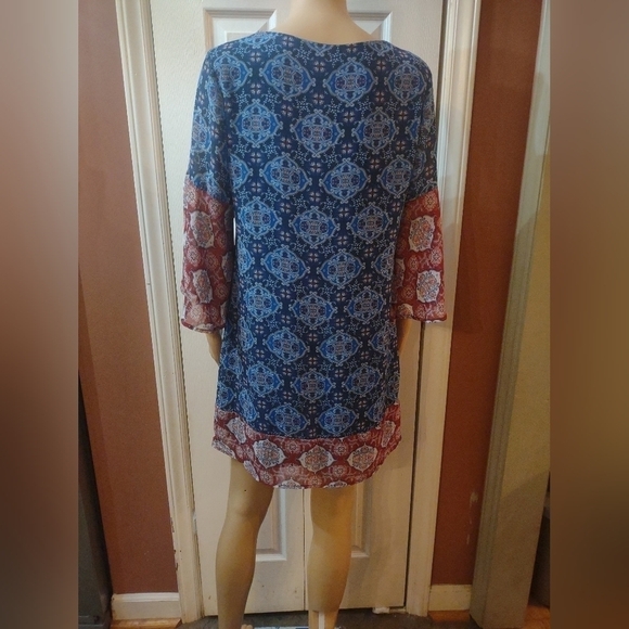 Jealous tomato women's size medium tunic blouse shirt top - Picture 6 of 8